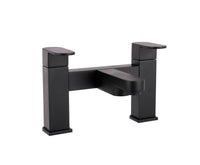 Danbury Bath Filler - Matt Black (BT8108)