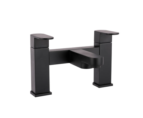 Danbury Bath Filler - Matt Black (BT8108)