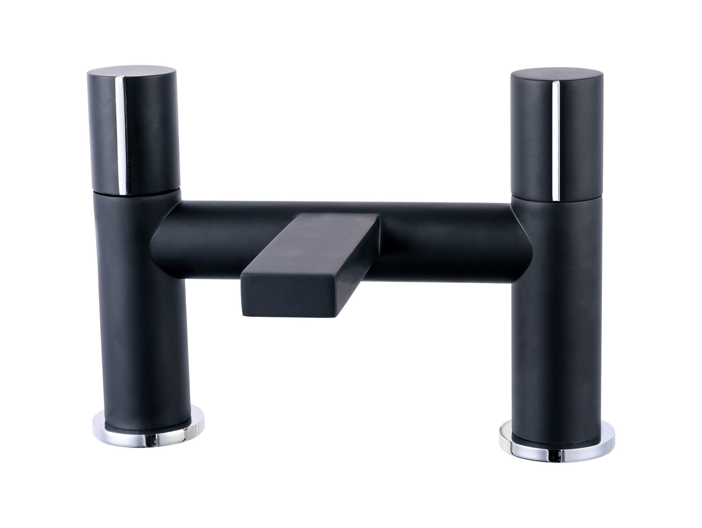 Delvin Deck Mounted Bath Filler - Matt Black (BT8113)