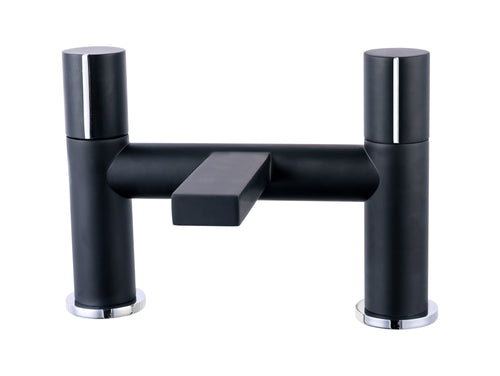 Delvin Deck Mounted Bath Filler - Matt Black (BT8113)