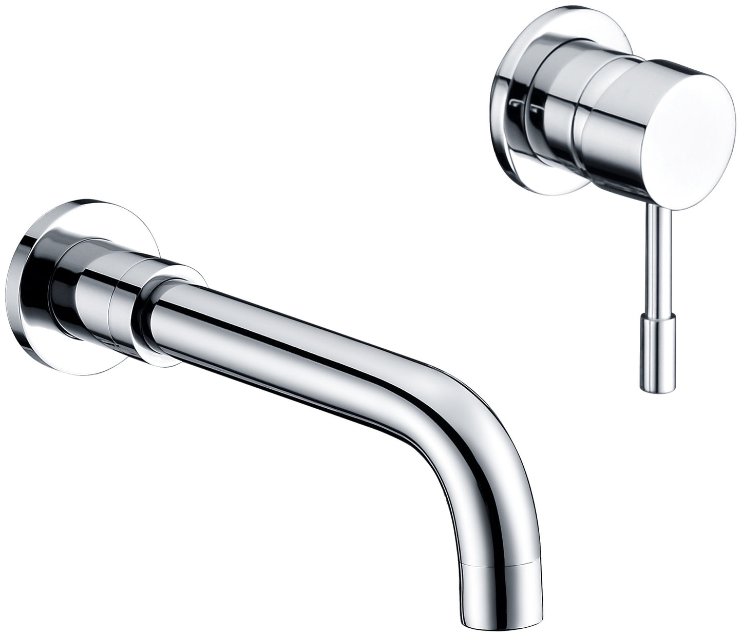 Fenwick Wall mounted basin mono mixer - Chrome (BT8133)