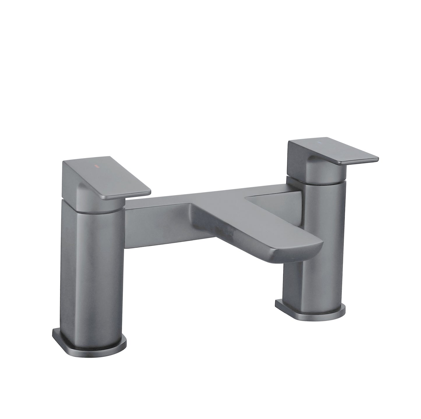 Harwich Deck Mounted Bath Filler - Gunmetal Grey (BT8148)