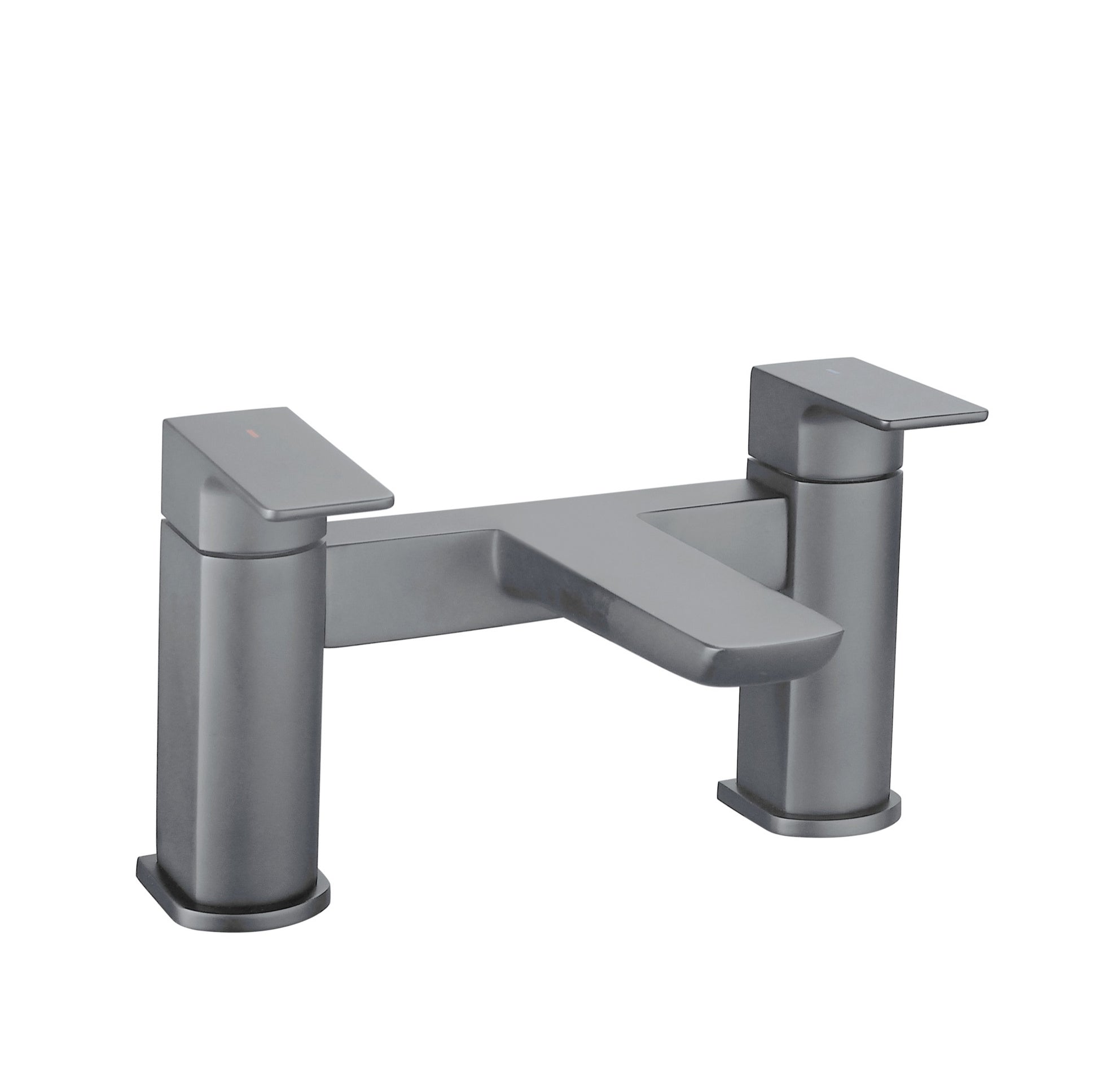 Harwich Deck Mounted Bath Filler - Gunmetal Grey (BT8148)