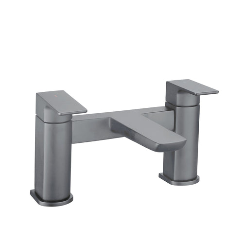 Harwich Deck Mounted Bath Filler - Gunmetal Grey (BT8148)