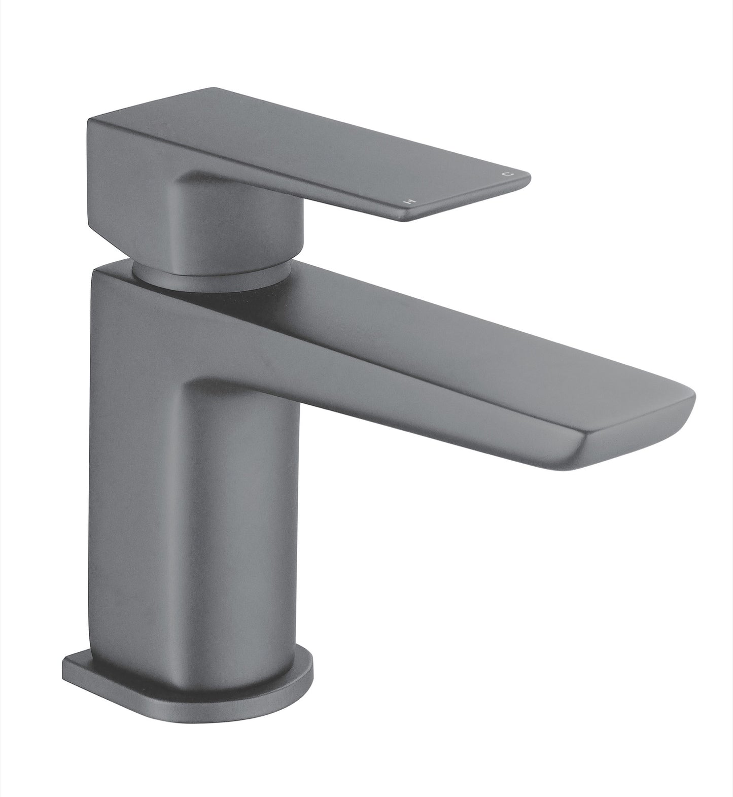 Harwich Mini basin mono mixer inc. sprung - Gunmetal Grey (BT8158)