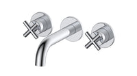 Ibstock Wall Mounted Basin Bath Mixer - Chrome (BT8178)