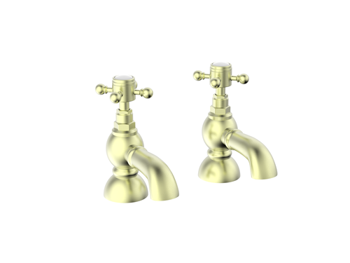 Kingsford Bath Taps - Brushed Brass (BT8191)