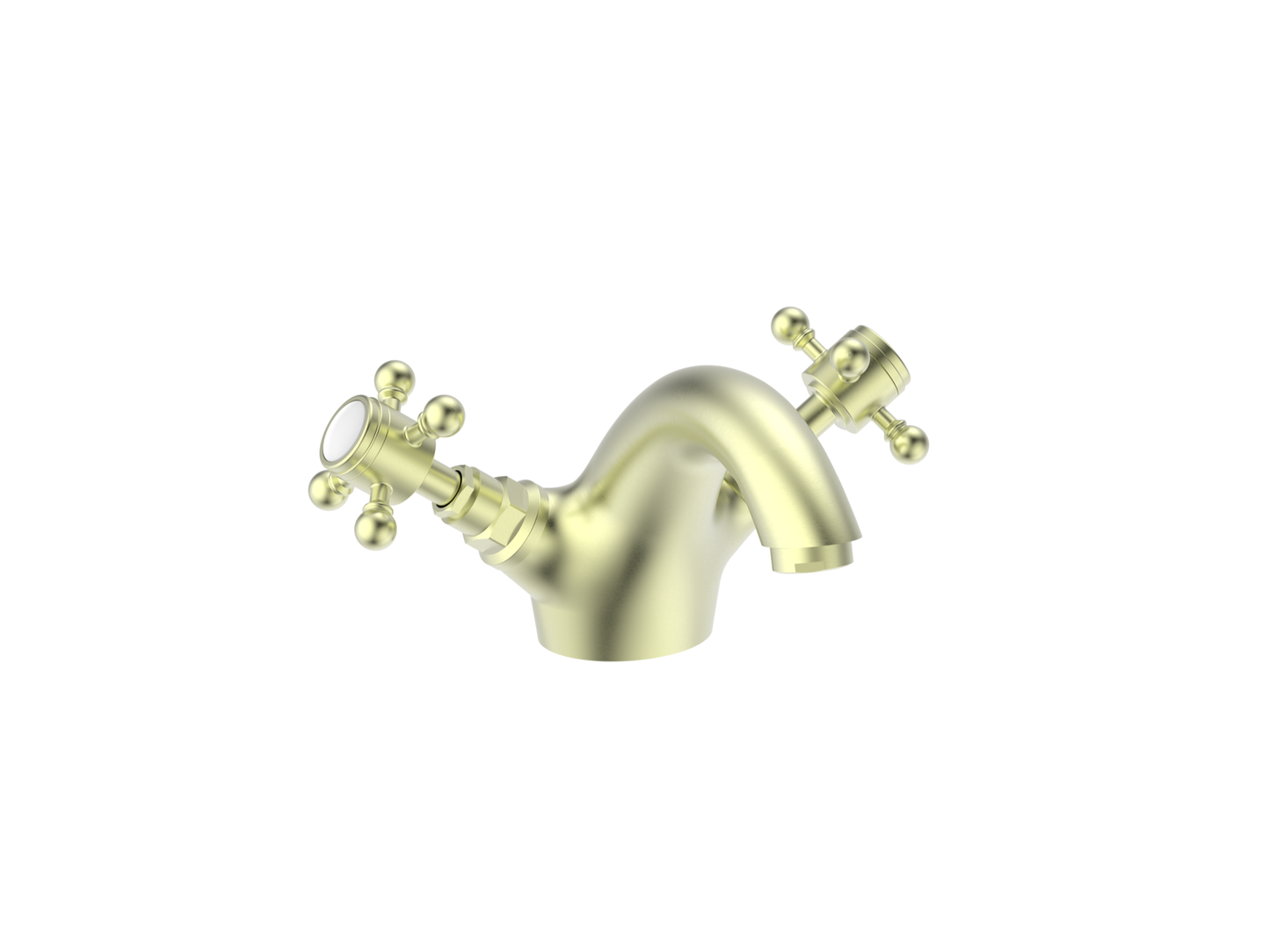 Kingsford Mono Basin Mixer - Brushed Brass (BT8196)