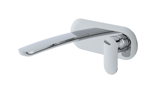 Milbourne Wall mounted basin mono mixer - Chrome (BT8237)