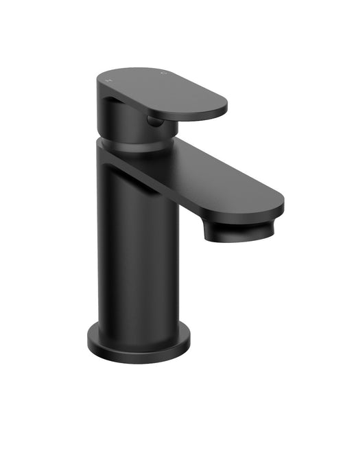 Purbeck Mini Mono Basin Mixer (Inc. Sprung Waste) - Matt Black (BT8251)