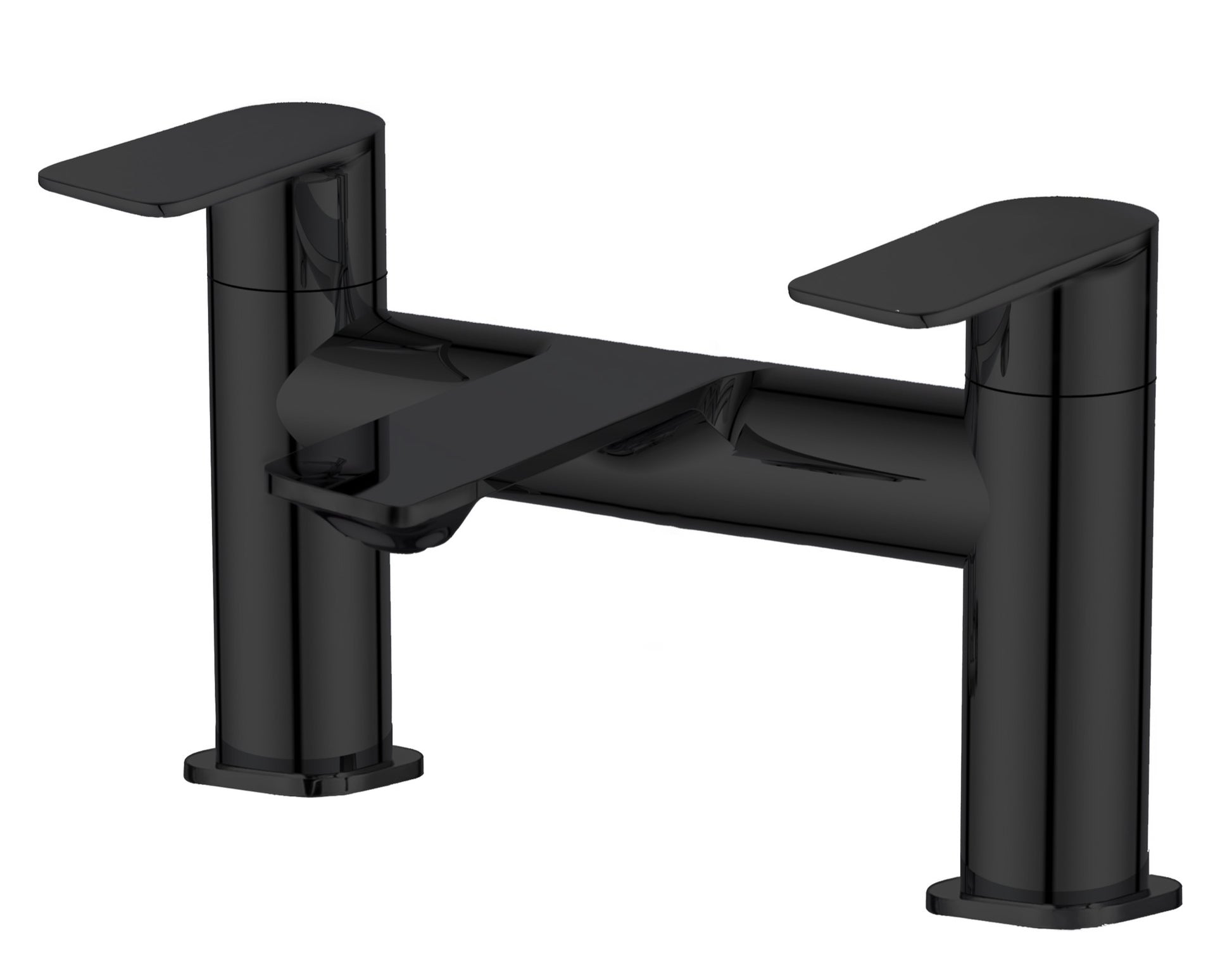 Ribston Deck mounted Bath Filler - Matt Black (BT8269)