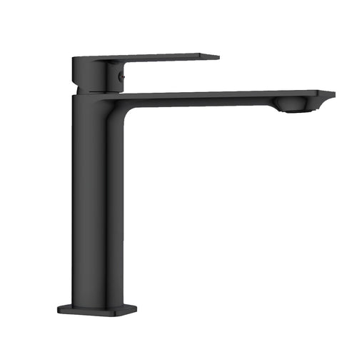 Ribston Brushed Gold Mono basin mixer - Matt Black (BT8271)