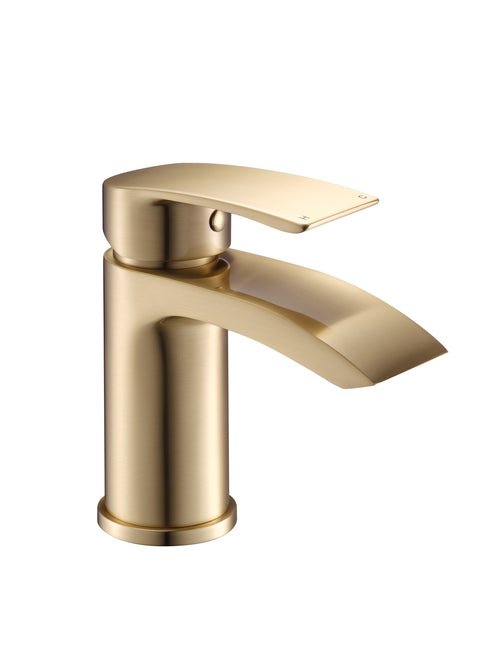 Sedbury Mono Basin Mixer - Brushed Brass (BT8283)