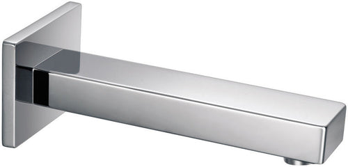 Wisbech Rectangular Bath Filler Wall Spout - Chrome (BT8320)