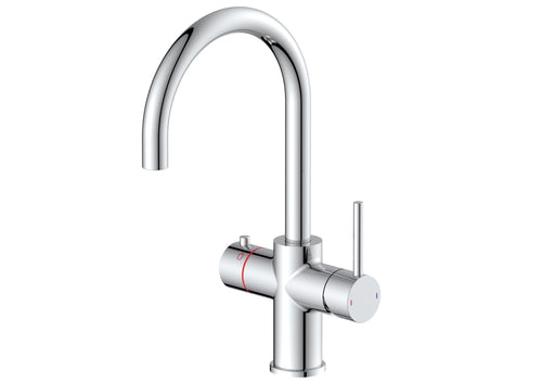 Etna 3-in-1 single lever boiler kitchen sink mixer - chrome (KT7000)