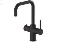 Etna 3-in-1 single lever boiler kitchen sink mixer - matt black (KT7004)