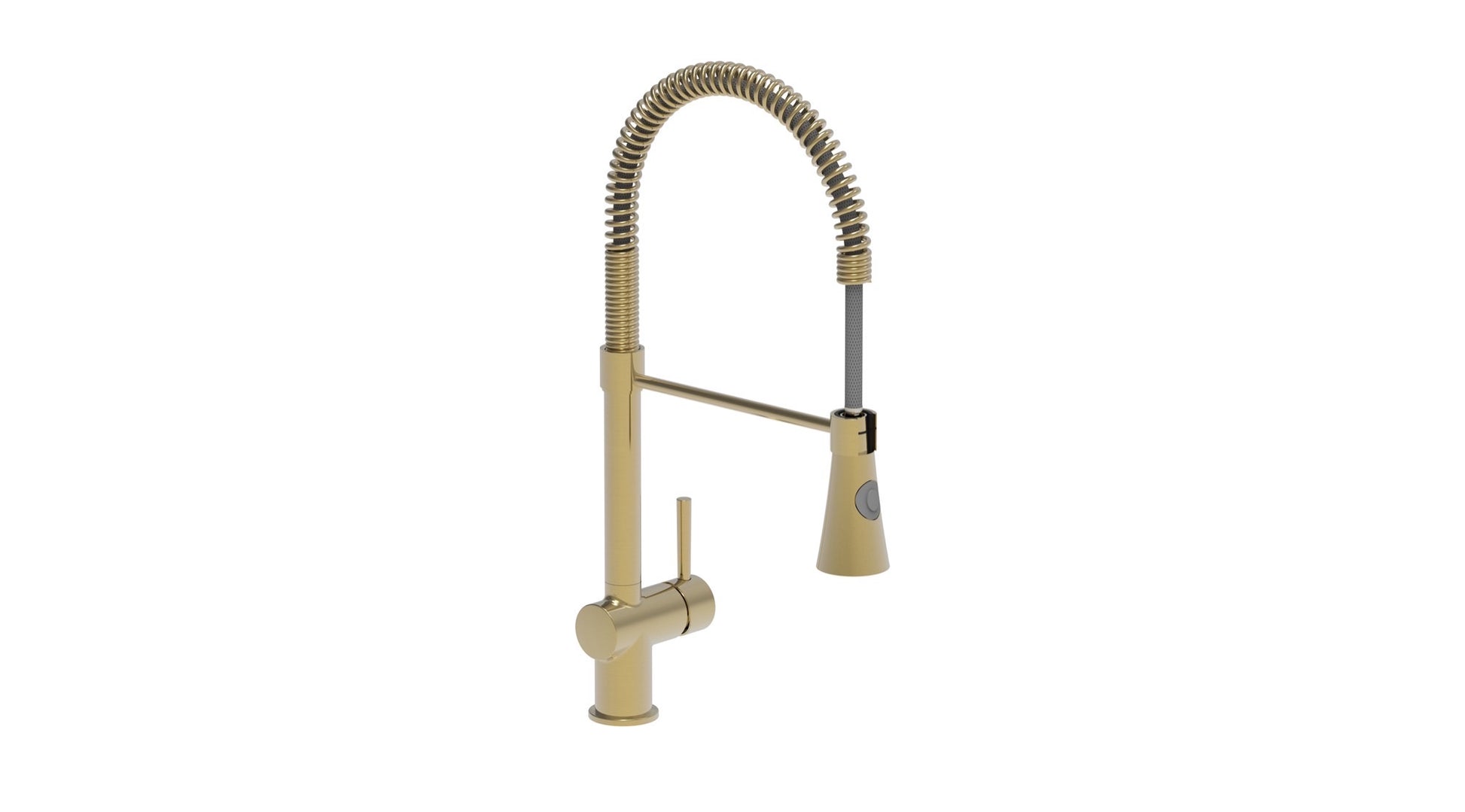 Marlow pull out kitchen sink mixer - brushed brass (KT7020)