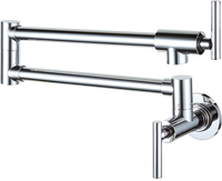 Porter wall mounted pot filler kitchen sink mixers - chrome (KT7046)