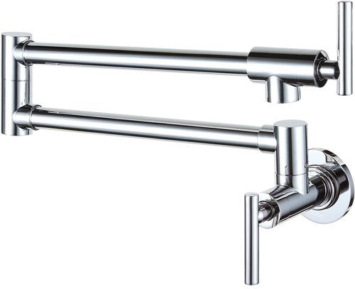 Porter wall mounted pot filler kitchen sink mixers - chrome (KT7046)