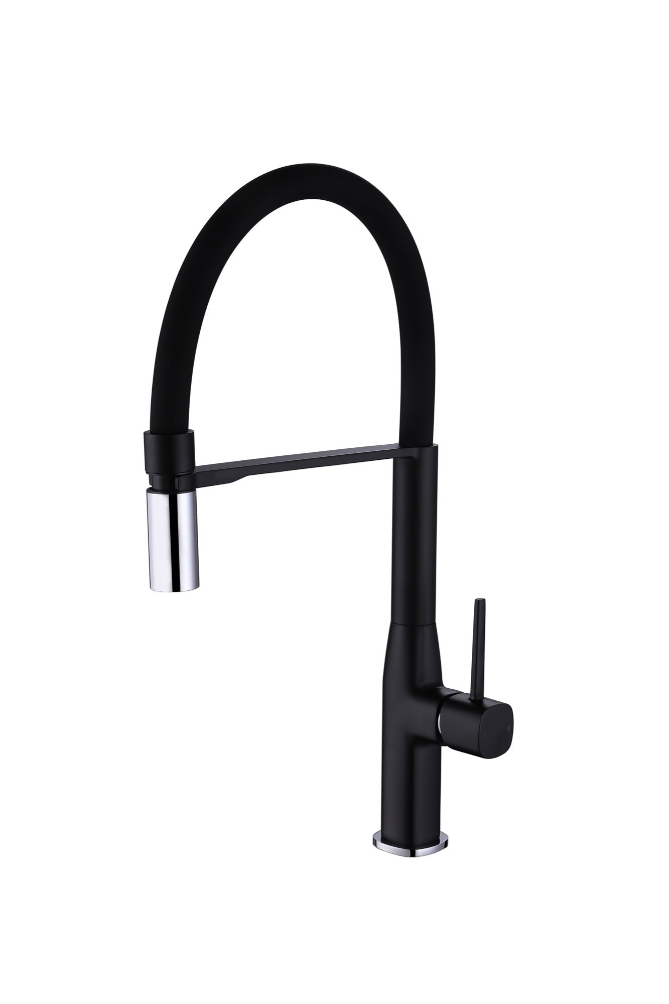 Marlow pull out kitchen sink mixer - matt black (KT7050)