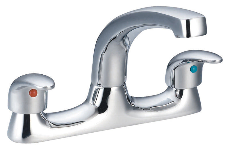 Marlow two hole kitchen sink mixer - chrome (KT7056)