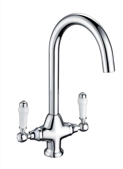 Wenlock traditional kitchen sink mixer - chrome (KT7067)