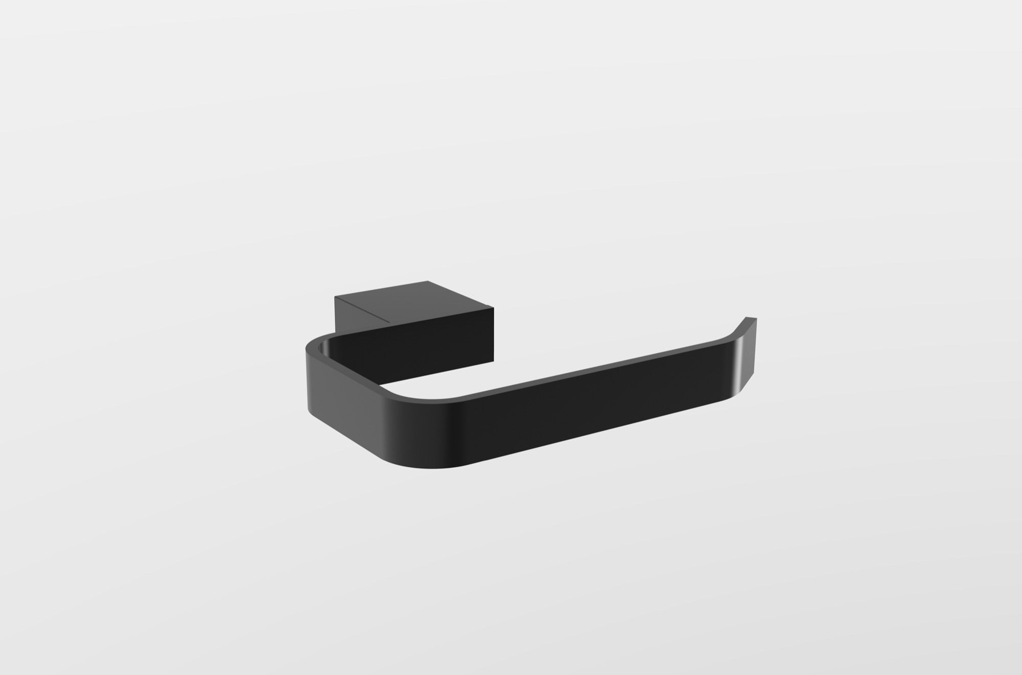 Denby Toilet roll holder - Matt Black (RA8004)