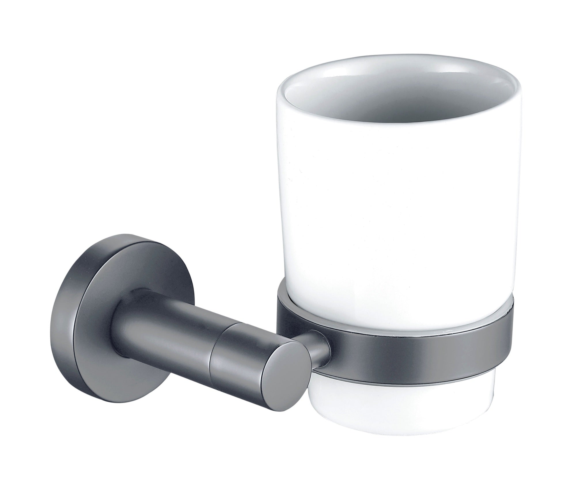 Aldbourne Gunmetal Gray Tumber holder & cup - Gunmetal Grey (RA8025)