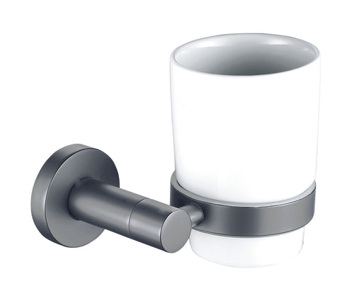 Aldbourne Gunmetal Gray Tumber holder & cup - Gunmetal Grey (RA8025)
