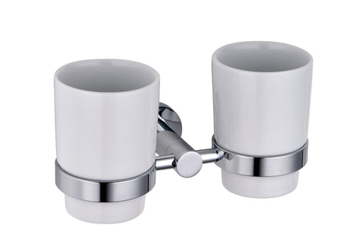 Aldbourne Tumber holder & double cup - Chrome (RA8027)