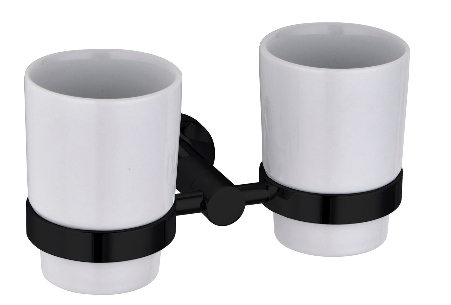 Aldbourne Tumber holder & double cup - Matt Black (RA8028)