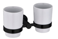 Aldbourne Tumber holder & double cup - Matt Black (RA8028)