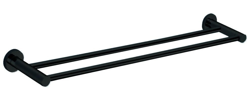 Aldbourne Double towel bar - Matt Black (RA8048)