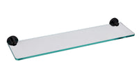Aldbourne Glass shelf - Matt Black (RA8051)