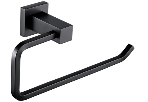 Axbridge Towel ring - Matt Black (RA8056)