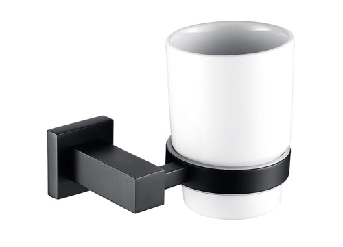 Axbridge Tumber holder & cup - Matt Black (RA8060)