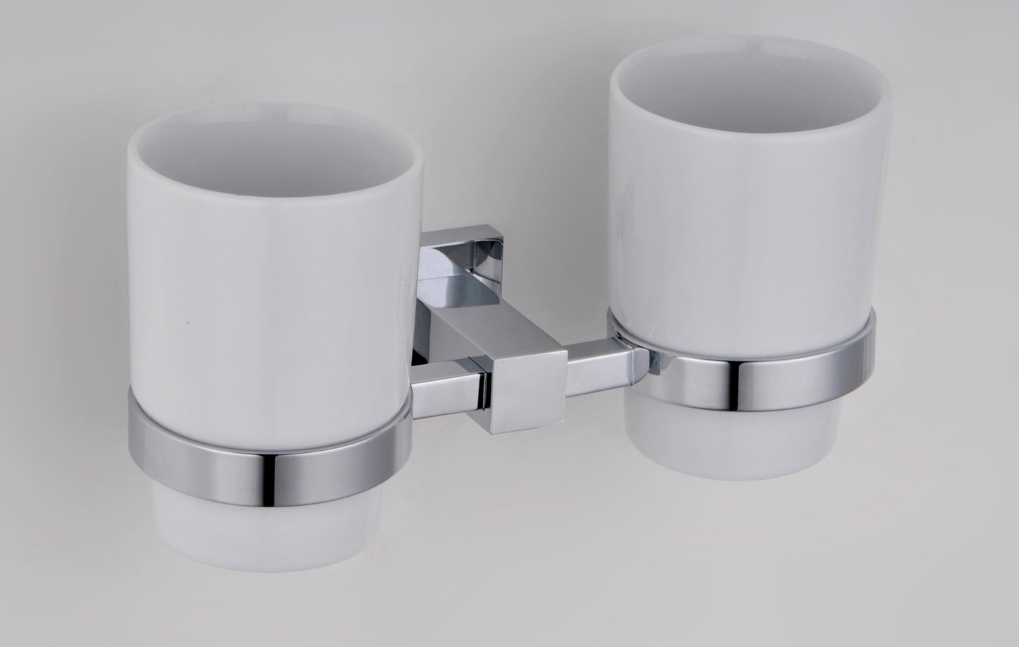 Axbridge Tumber holder & double cup - Chrome (RA8061)