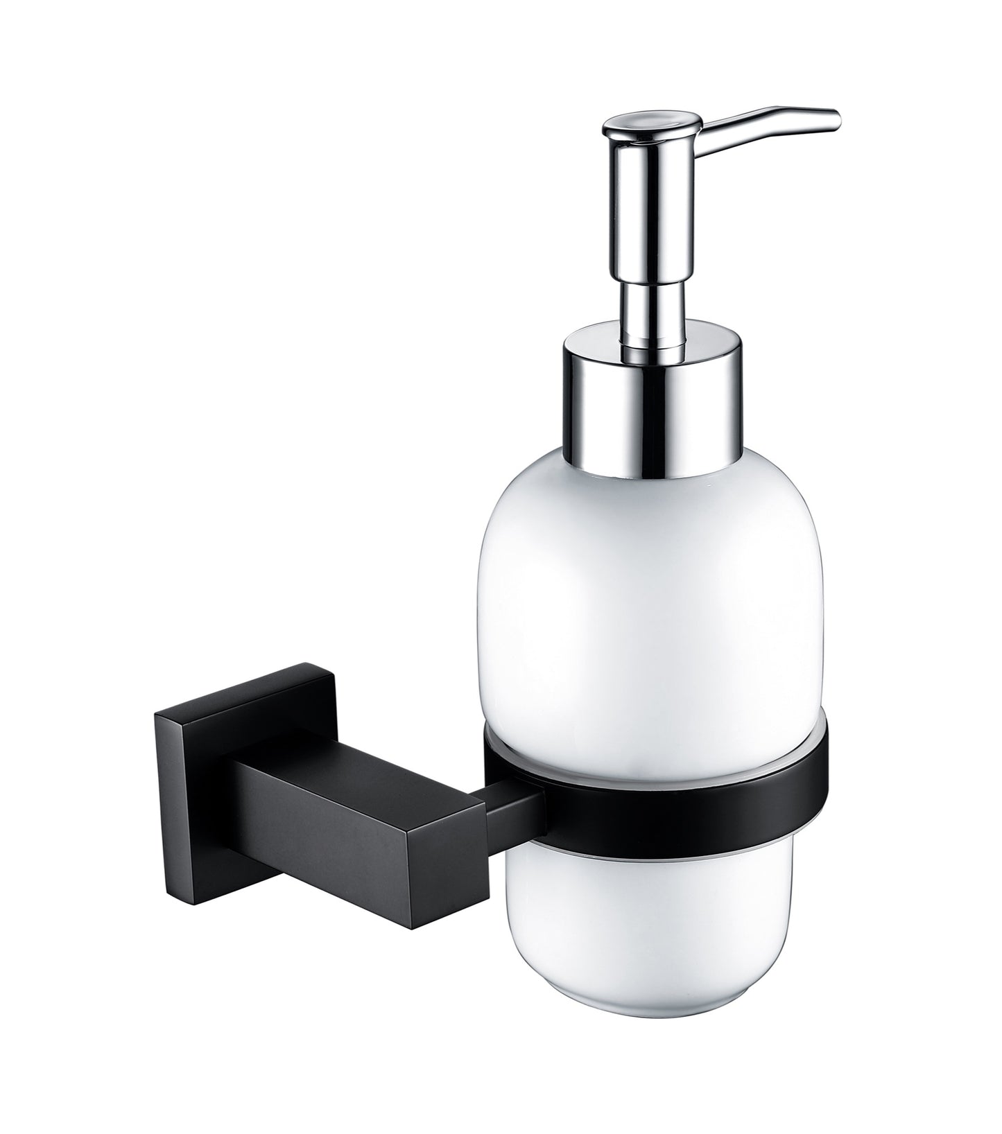 Axbridge Soap dispenser and holder - Matt Black (RA8079)