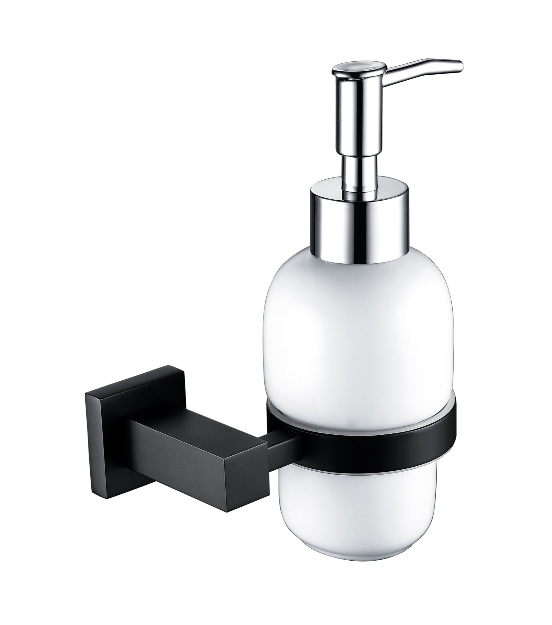 Axbridge Soap dispenser and holder - Matt Black (RA8079)