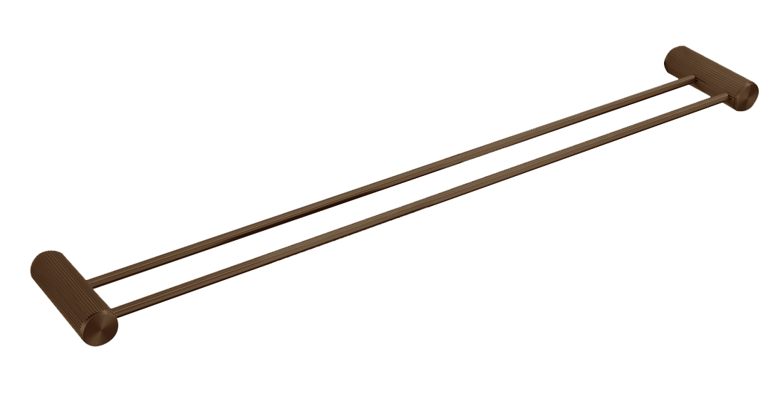 Dakeham Double towel bar - Brushed Bronze (RA8105)