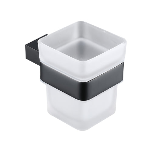 Denby Tumber holder & cup - Matt Black (RA8127)