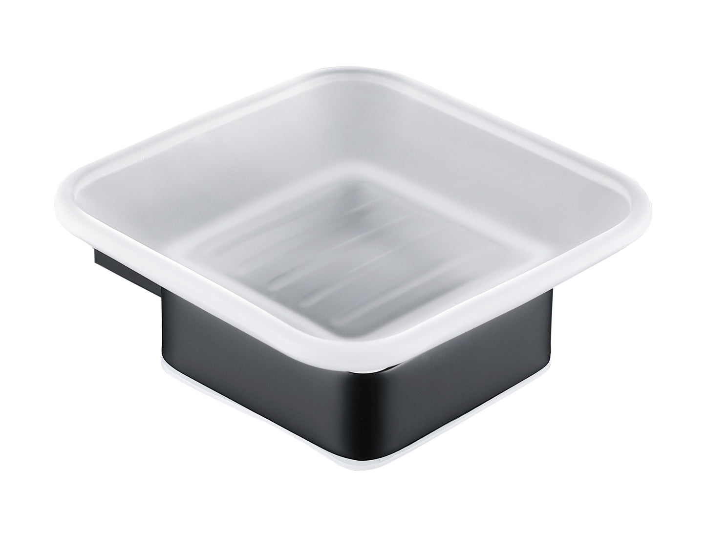 Denby Soap dish & holder - Matt Black (RA8133)