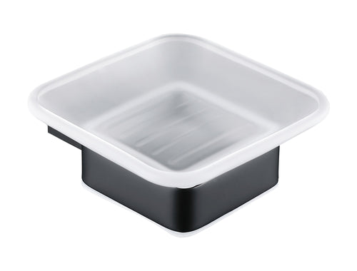 Denby Soap dish & holder - Matt Black (RA8133)