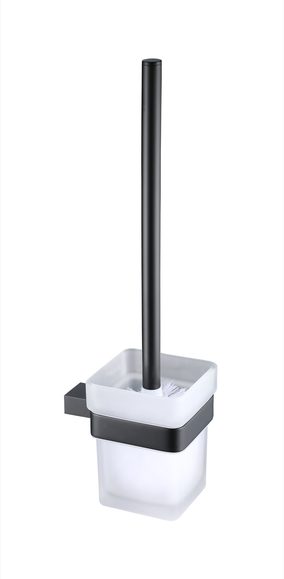 Denby Toilet brush & holder - Matt Black (RA8136)