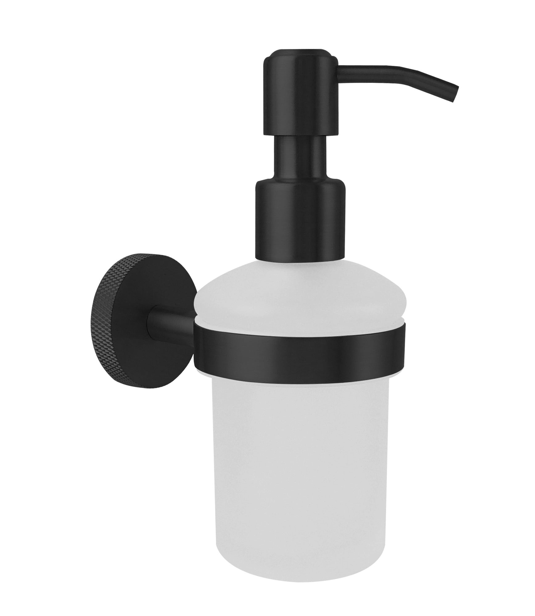 Galby Soap dispenser and holder - Matt Black (RA8195)