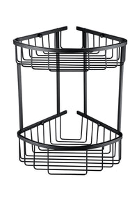 Double corner basket - Matt Black (RA8203)