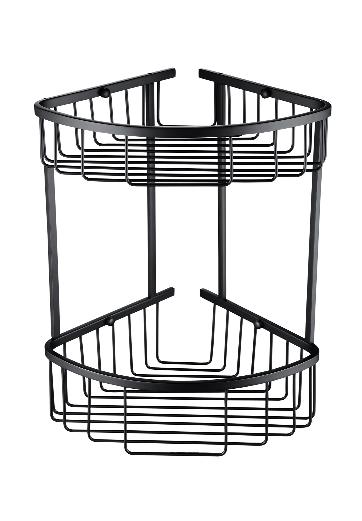 Double corner basket - Matt Black (RA8203)