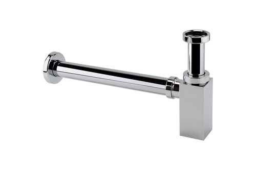 Square Bottle Trap - Chrome (RA8230)
