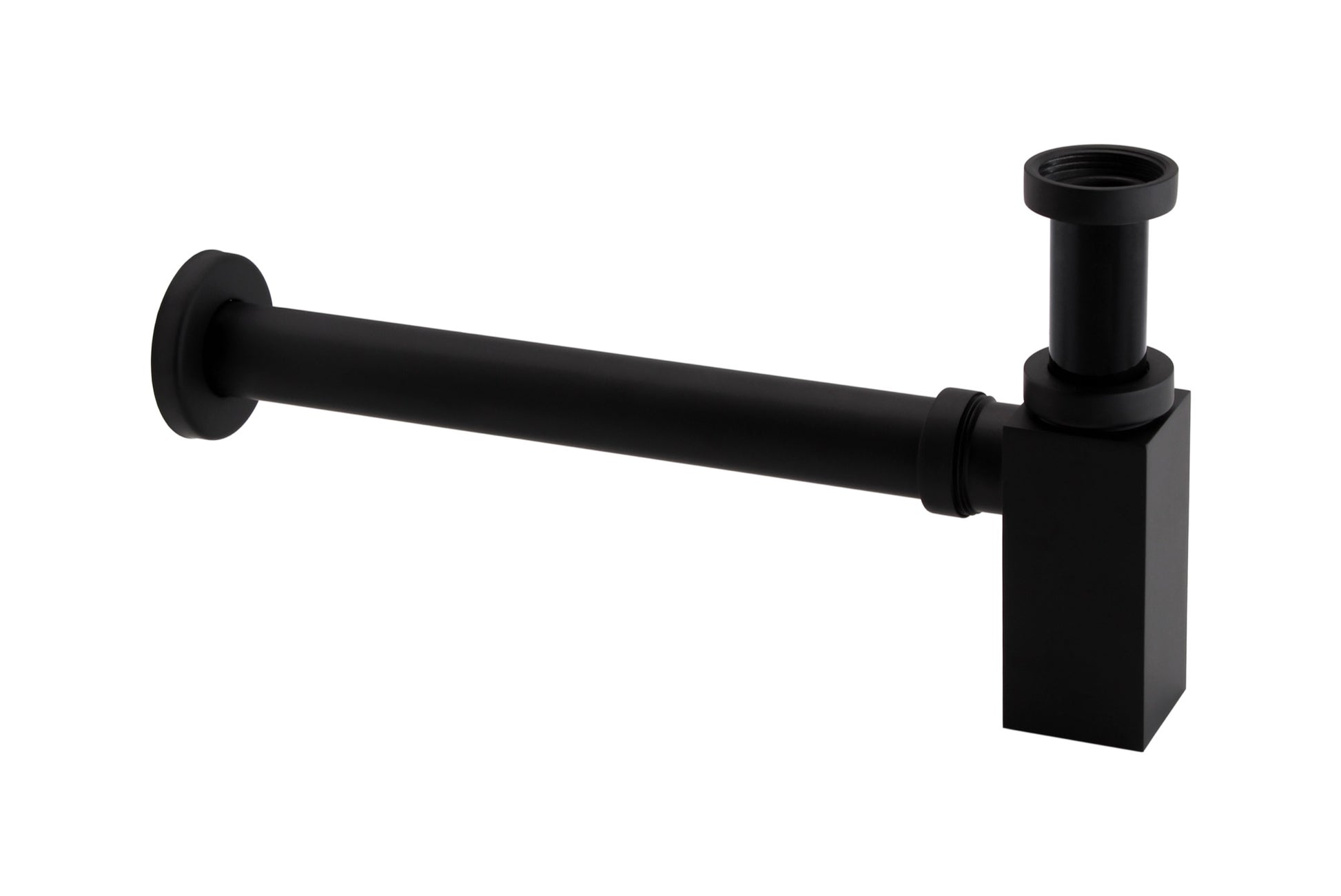 Square Bottle Trap - Matt Black (RA8231)