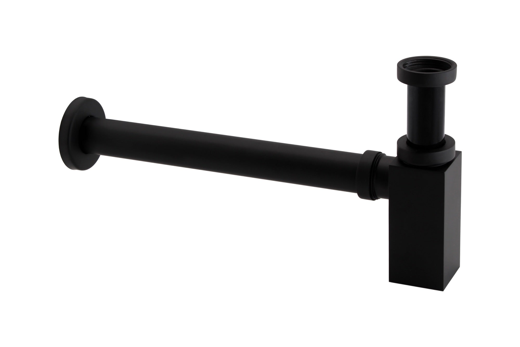 Square Bottle Trap - Matt Black (RA8231)